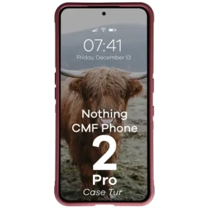 Hurtownia GSM - Bizon Case Tur Nothing CMF Phone 2 Pro burgundy - BIZ9676 - {ean13} - Hurt