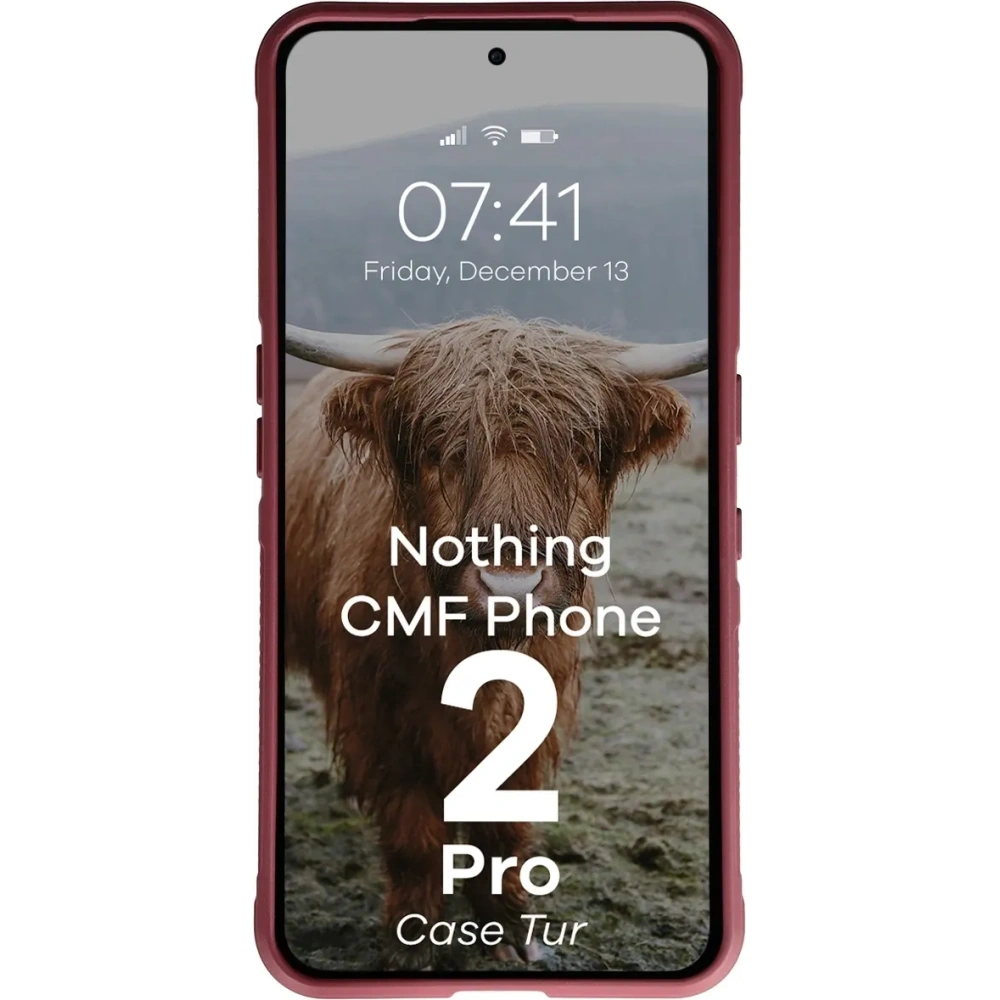 Hurtownia GSM - Pancerne etui Bizon Case Tur do Nothing CMF Phone 2 Pro burgundowe - BIZ9676 - {ean13} - Hurt