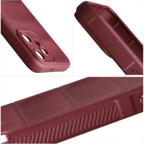 Pancerne etui Bizon Case Tur do Nothing CMF Phone 2 Pro burgundowe