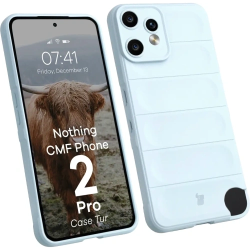 Pancerne etui Bizon Case Tur do Nothing CMF Phone 2 Pro jasnoniebieskie