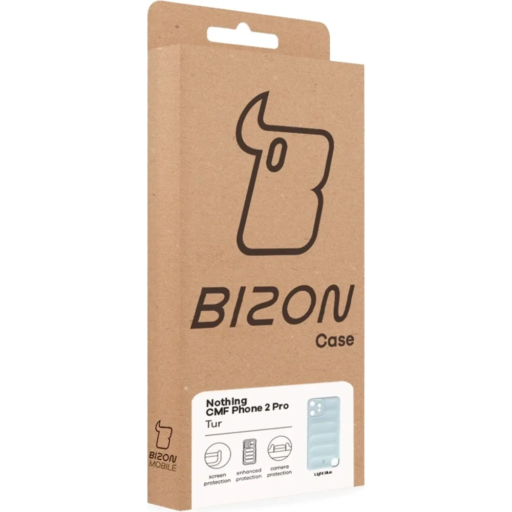 Hurtownia GSM - Bizon Case Tur Nothing CMF Phone 2 Pro albastru deschis - BIZ9677 - {ean13} - Hurt