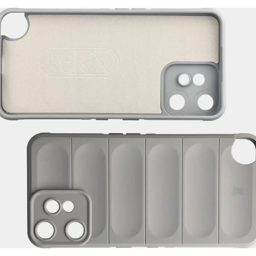 Pancerne etui Bizon Case Tur do Nothing CMF Phone 2 Pro jasnoszare