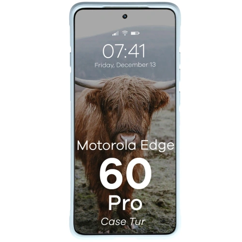 Pancerne etui Bizon Case Tur do Motorola Edge 60 Pro jasnoniebieskie
