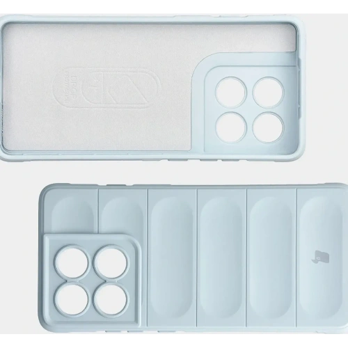 Pancerne etui Bizon Case Tur do Motorola Edge 60 Pro jasnoniebieskie