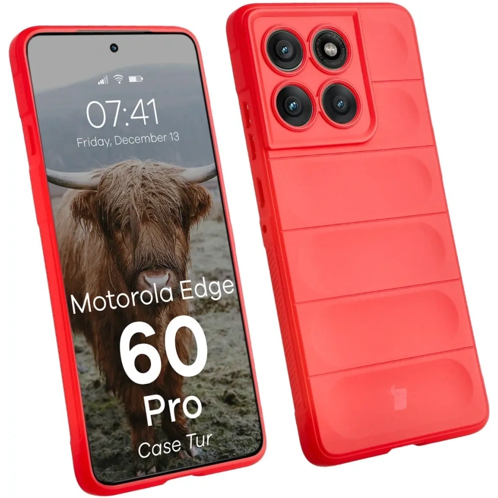 Hurtownia GSM - Bizon Case Tur Motorola Edge 60 Pro červená - BIZ9683 - {ean13} - Hurt