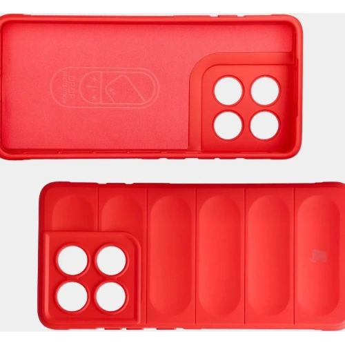 Pancerne etui Bizon Case Tur do Motorola Edge 60 Pro czerwone