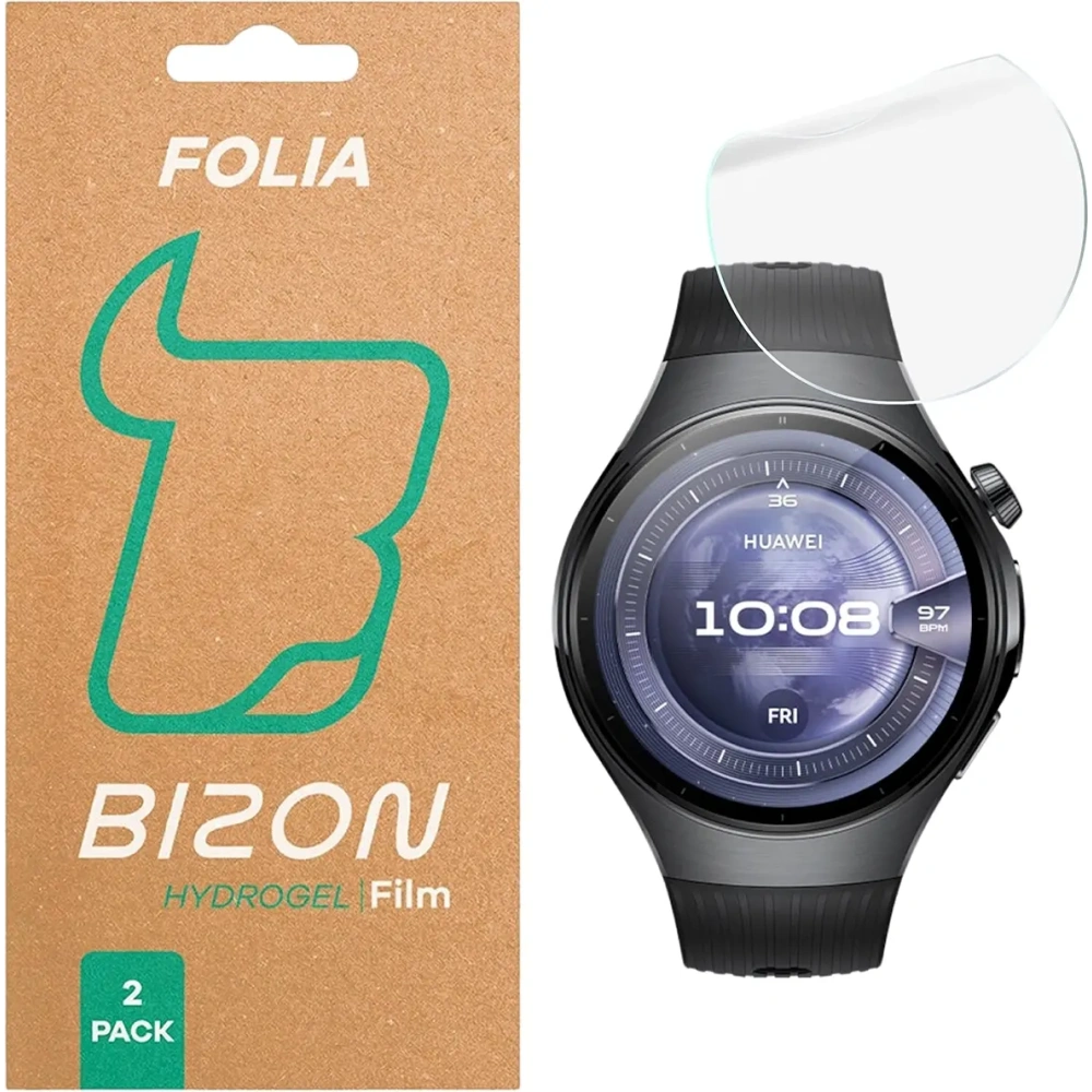 Hurtownia GSM - Bizon Üveg Óra Hidrogél Huawei Óra 5 46mm [2 CSOMAG] - BIZ9685 - {ean13} - Hurt