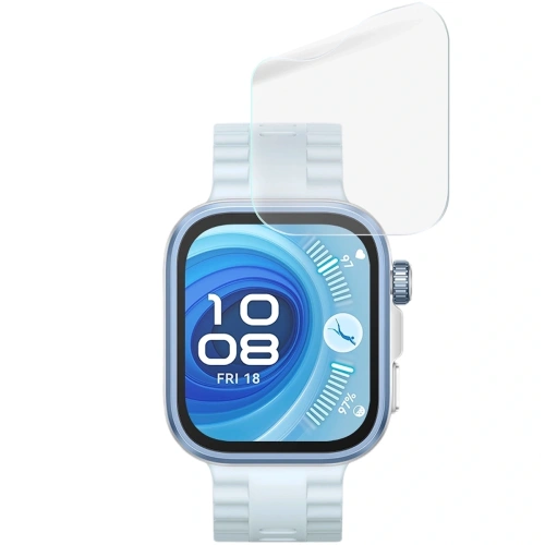 Folia hydrożelowa na ekran Bizon Glass Watch Hydrogel do Huawei Watch Fit 4 / 4 Pro [2 PACK]