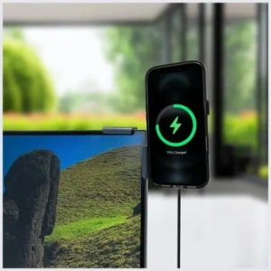 Hurtownia GSM - Suport magnetic 4smarts Mount Qi2 pentru smartphone-uri MagSafe Gri - 4SMR99 - {ean13} - Hurt