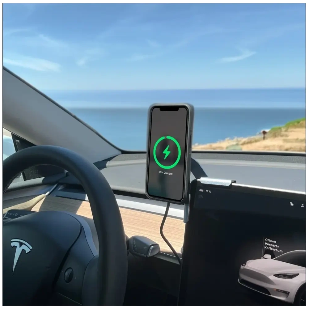 Hurtownia GSM - Uchwyt magnetyczny 4smarts Screen Mount Qi2 na monitor do smartfonów MagSafe szary - 4SMR99 - {ean13} - Hurt