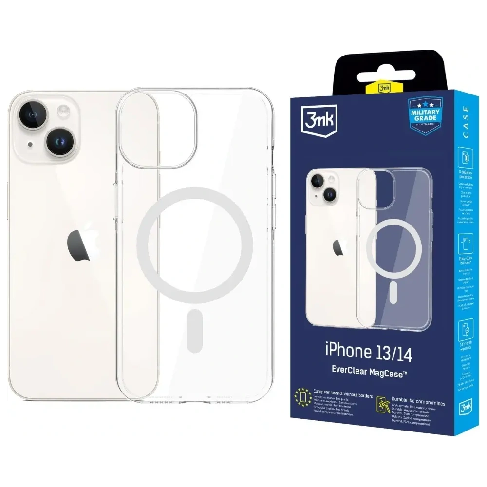 Hurtownia GSM - 3MK EverClear MagCase Apple iPhone 13 / 14 - 3MK16634 - {ean13} - Hurt