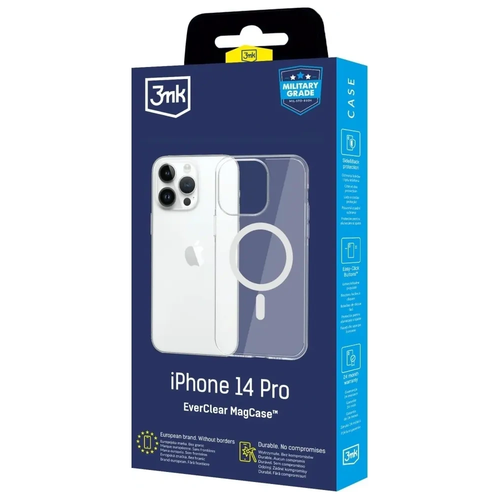 Hurtownia GSM - 3MK EverClear MagCase für Apple iPhone 14 Pro - 3MK16635 - {ean13} - Hurt
