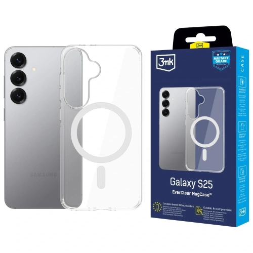 Etui 3MK EverClear MagCase do Samsung Galaxy S25