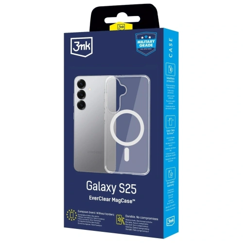 Etui 3MK EverClear MagCase do Samsung Galaxy S25