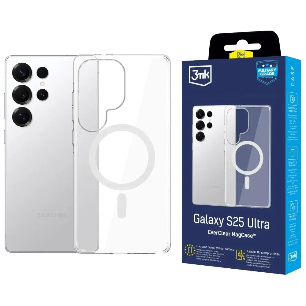 Hurtownia GSM - 3MK EverClear MagCase Samsung Galaxy S25 Ultra - 3MK16646 - {ean13} - Hurt