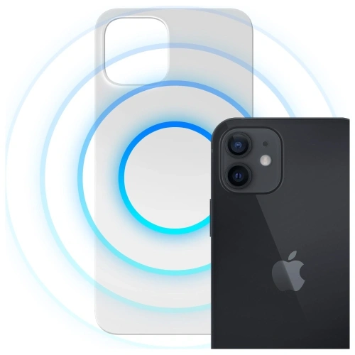 Etui 3MK Hardy MagSilicone do Apple iPhone 12 biały