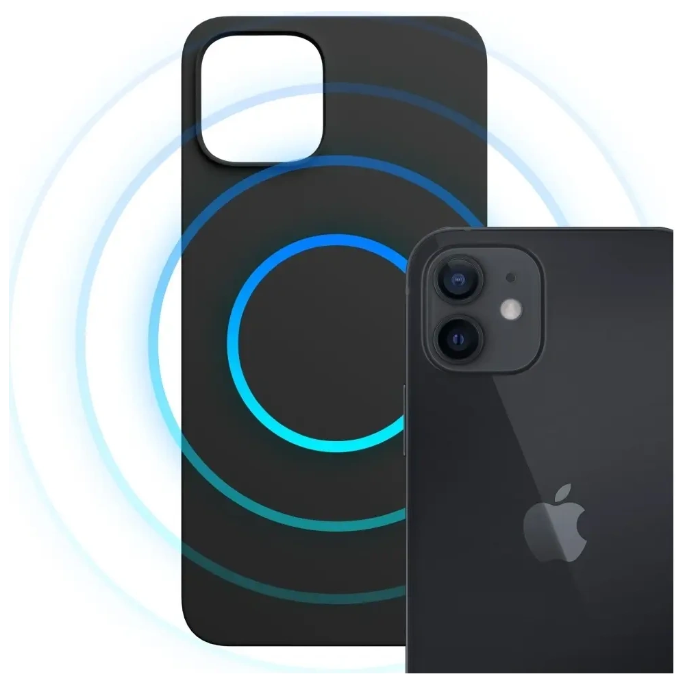Hurtownia GSM - 3MK Hardy MagSilicone Apple iPhone 12 černý - 3MK16648 - {ean13} - Hurt