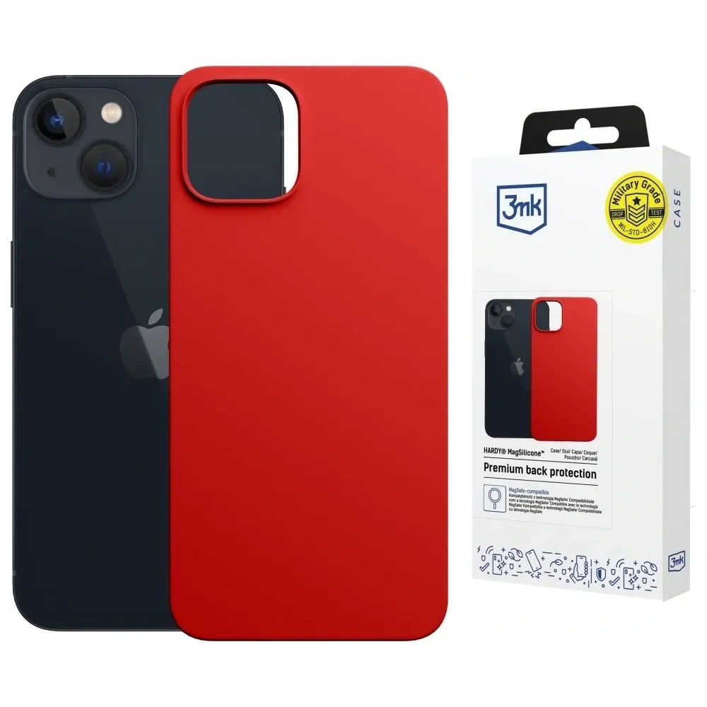 Hurtownia GSM - 3MK Hardy MagSilicone Apple iPhone 13 piros - 3MK16649 - {ean13} - Hurt