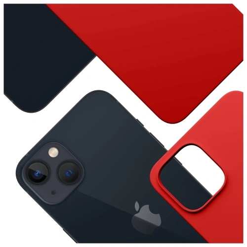 Etui 3MK Hardy MagSilicone do Apple iPhone 13 czerwony