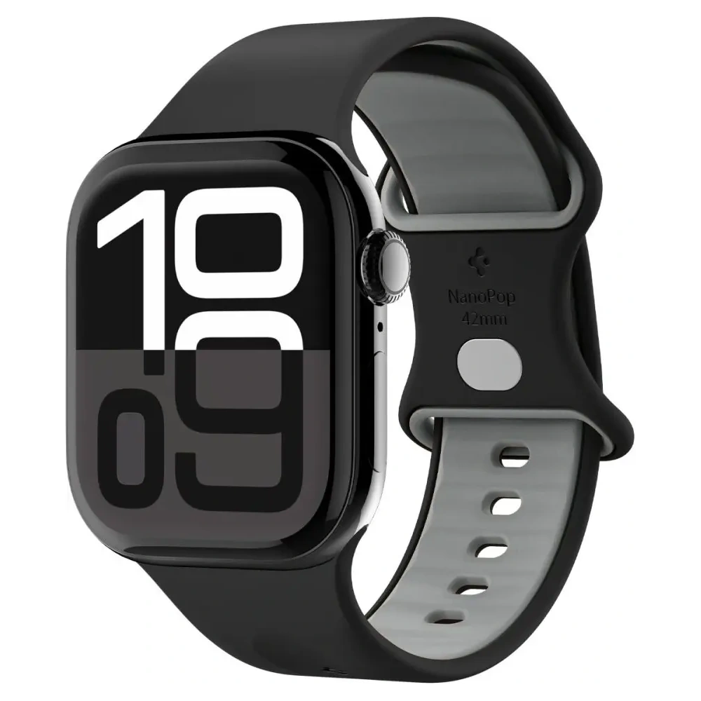 Hurtownia GSM - Spigen Nano Pop Apple Watch 6/7/8/9/10/SE 40/41/42mm Schwarz Sesam - SPN16797 - {ean13} - Hurt
