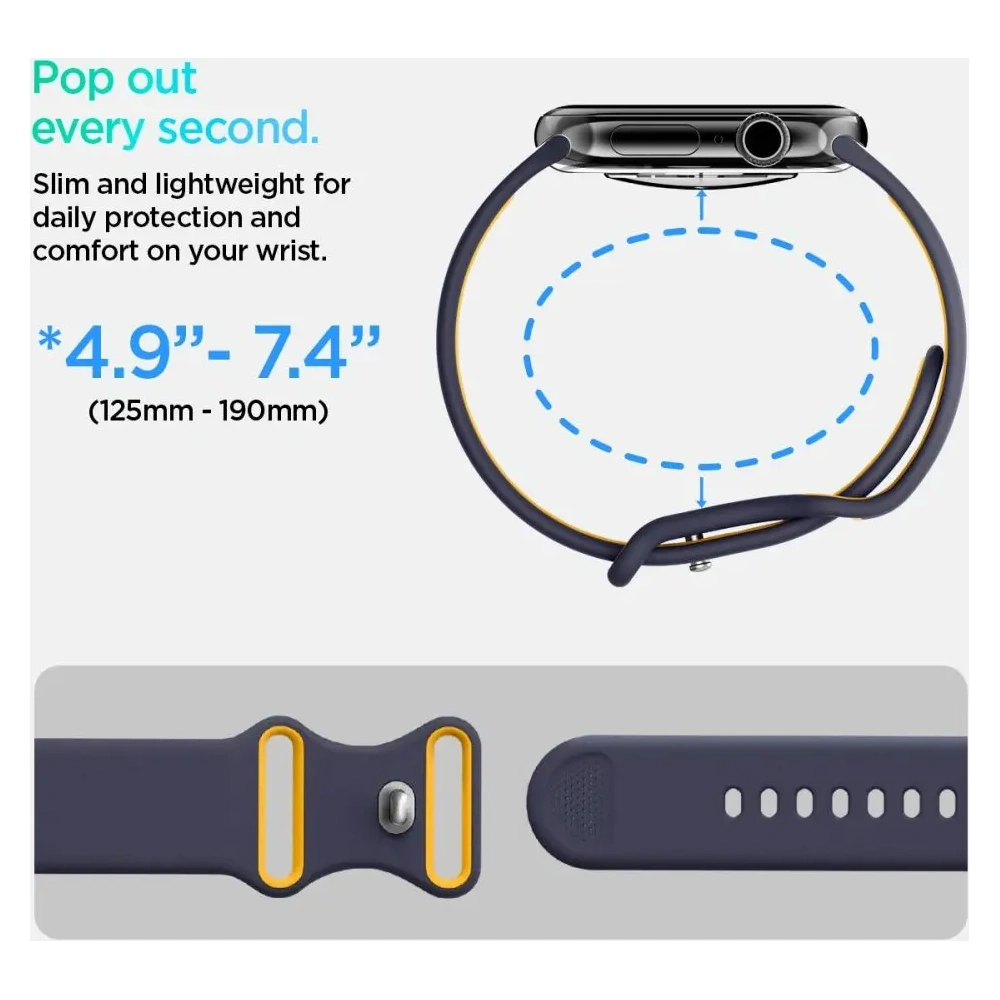 Hurtownia GSM - Spigen Nano Pop Apple Watch 6/7/8/9/10/SE 40/41/42mm Blueberry Navy - SPN16798 - {ean13} - Hurt