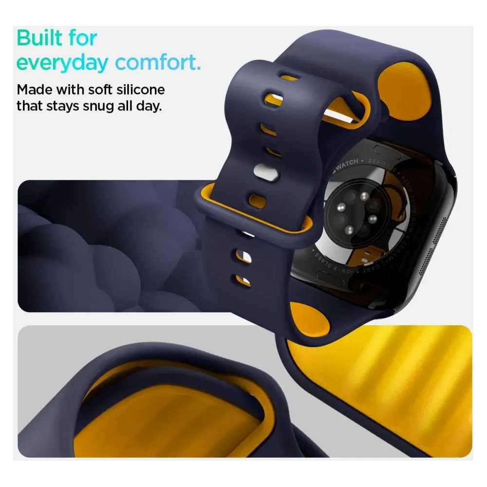 Hurtownia GSM - Spigen Nano Pop Apple Watch 6/7/8/9/10/SE 40/41/42mm Áfonya Tengerészkék - SPN16798 - {ean13} - Hurt