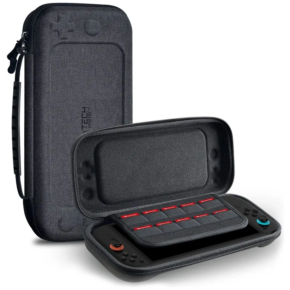 Hurtownia GSM - Tech-Protect Hardpouch Nintendo Switch 2 Gri Închis - THP4270 - {ean13} - Hurt