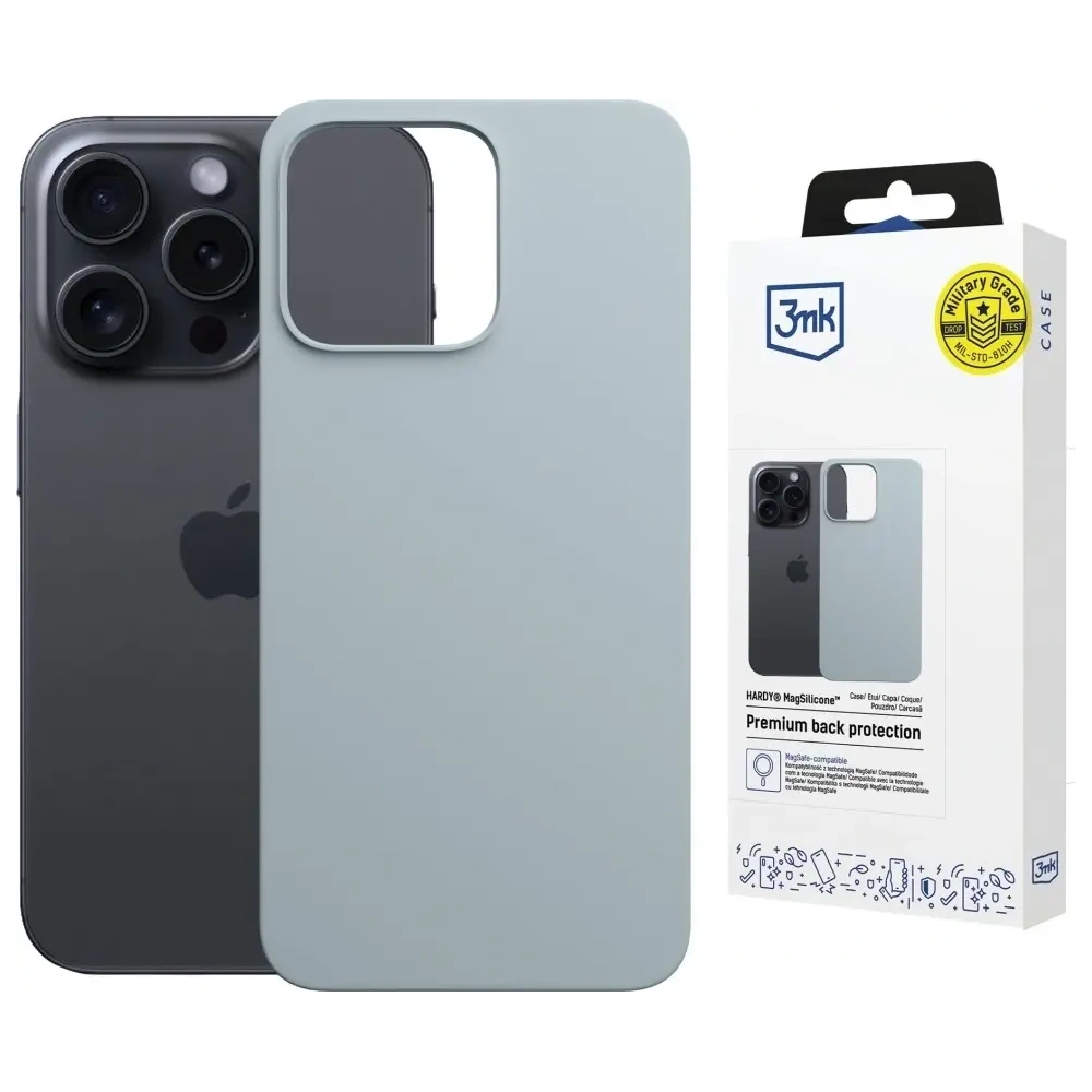 Wholesale 3MK Hardy MagSilicone Apple iPhone 13 Pro Max blue - 3MK16651 - {ean13} - Hurt