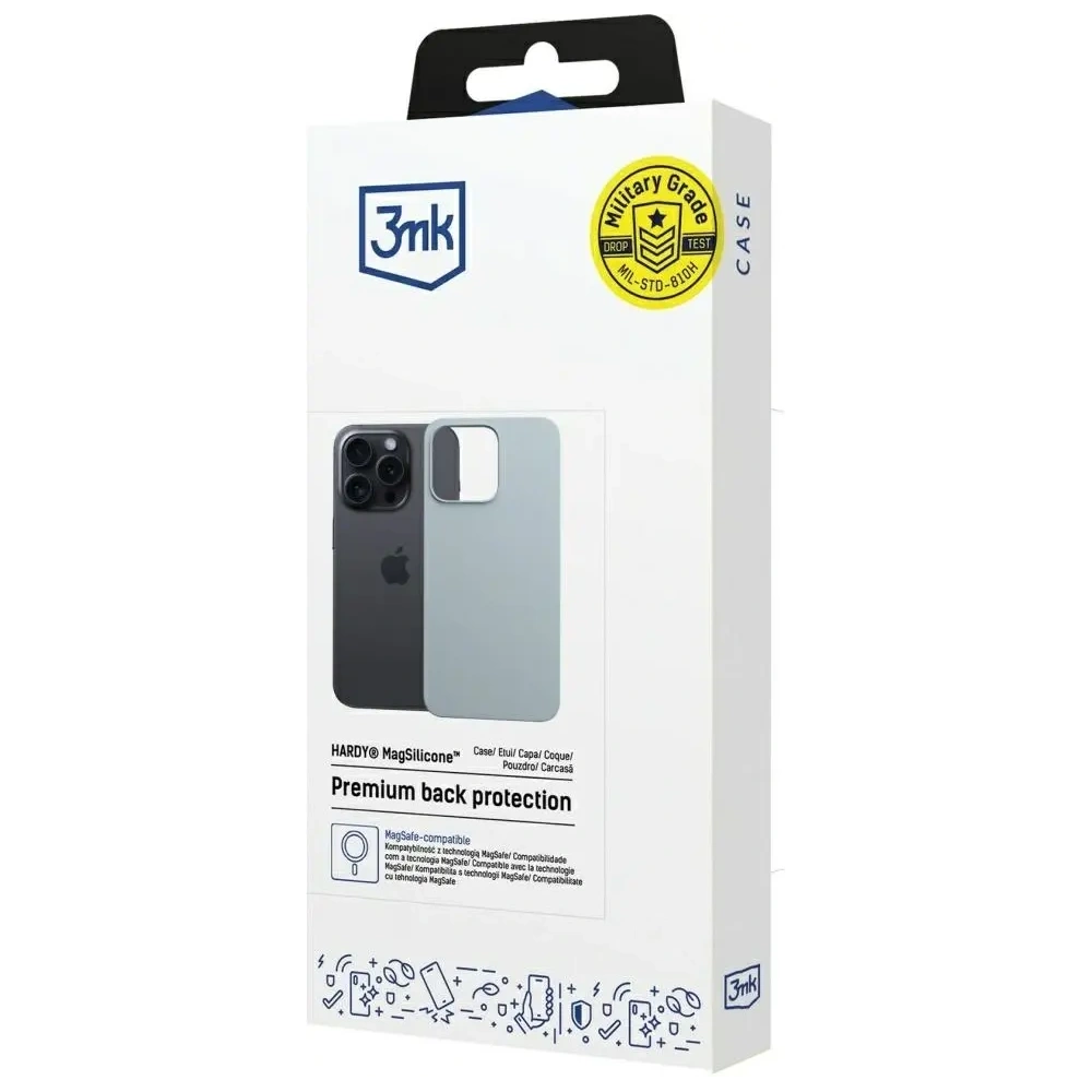 Hurtownia GSM - Etui 3MK Hardy MagSilicone do Apple iPhone 13 Pro Max niebieski - 3MK16651 - {ean13} - Hurt