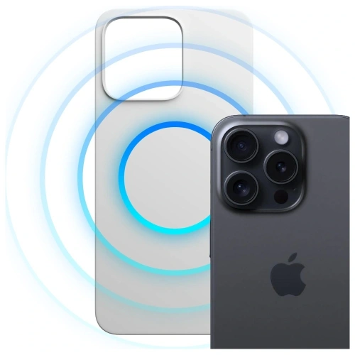 Etui 3MK Hardy MagSilicone do Apple iPhone 13 Pro srebrny