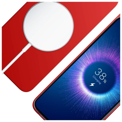 Etui 3MK Hardy MagSilicone do Apple iPhone 14 Plus czerwony