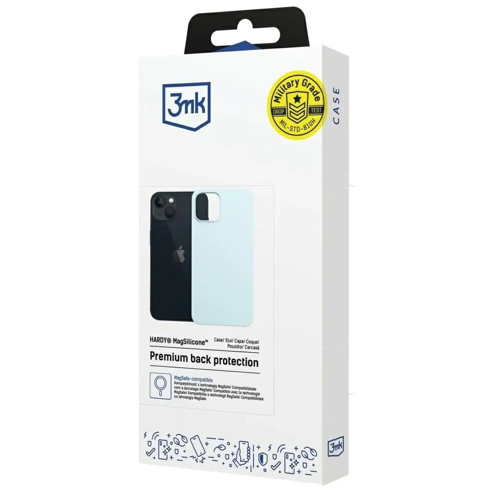 Hurtownia GSM - Etui 3MK Hardy MagSilicone do Apple iPhone 14 Plus niebieski - 3MK16658 - {ean13} - Hurt