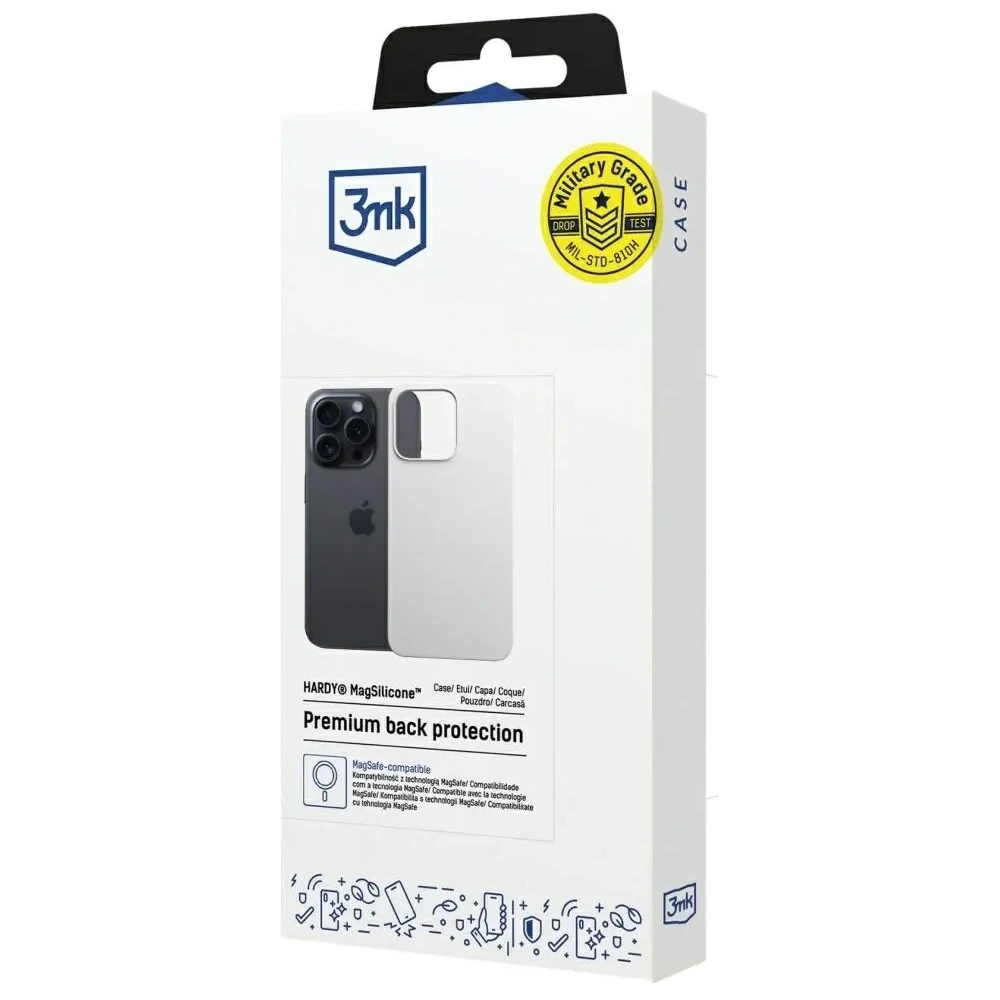Hurtownia GSM - 3MK Hardy MagSilicone Apple iPhone 14 Pro weiß - 3MK16659 - {ean13} - Hurt