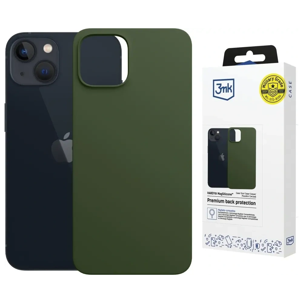 Hurtownia GSM - 3MK Hardy MagSilicone Apple iPhone 15 dunkelgrün - 3MK16663 - {ean13} - Hurt