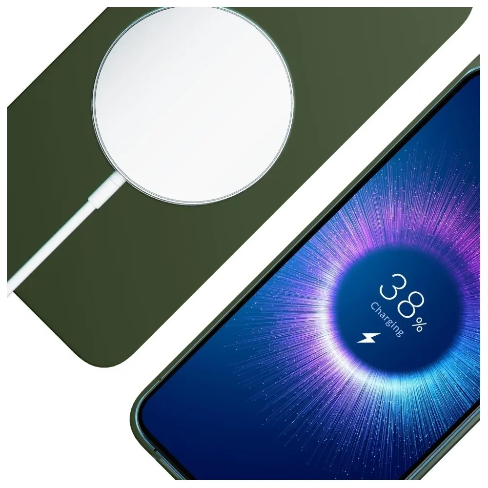 Hurtownia GSM - 3MK Hardy MagSilicone Apple iPhone 15 dunkelgrün - 3MK16663 - {ean13} - Hurt