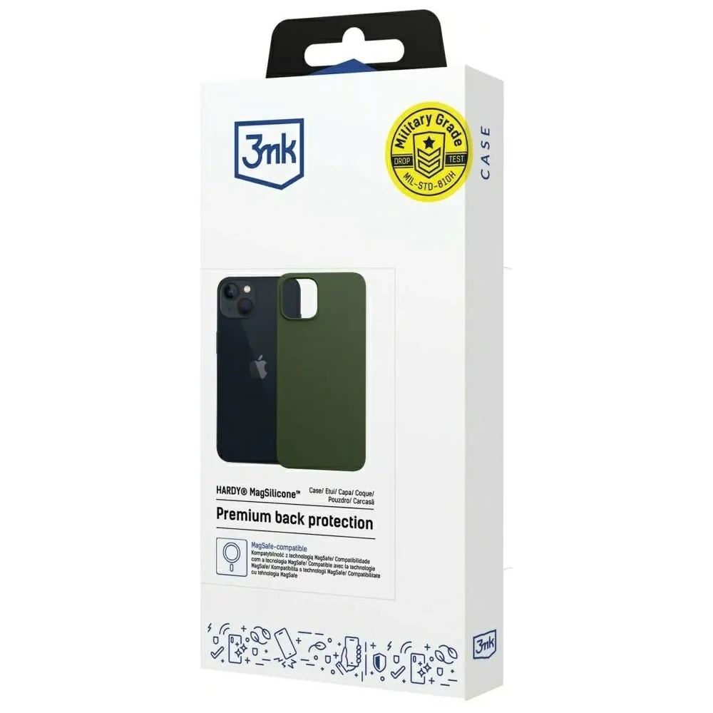 Hurtownia GSM - 3MK Hardy MagSilicone Apple iPhone 15 dunkelgrün - 3MK16663 - {ean13} - Hurt