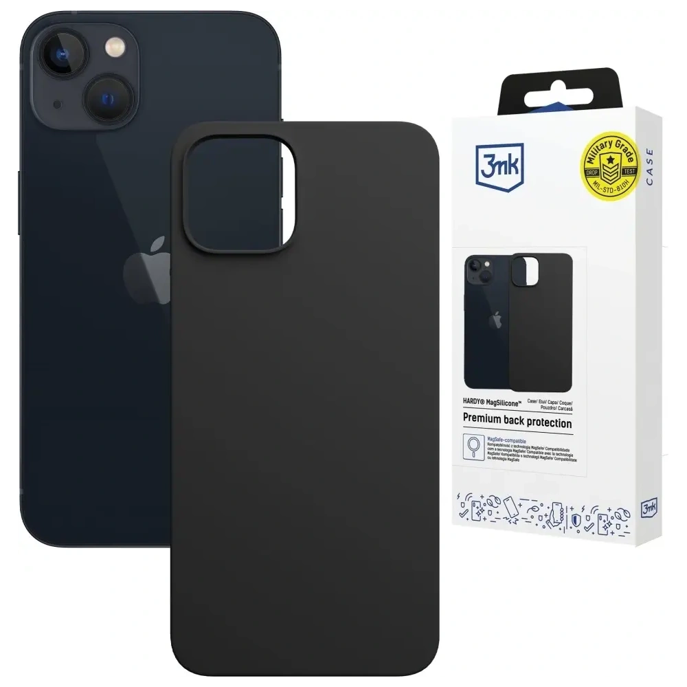 Hurtownia GSM - 3MK Hardy MagSilicone Apple iPhone 15 Plus grafit - 3MK16666 - {ean13} - Hurt