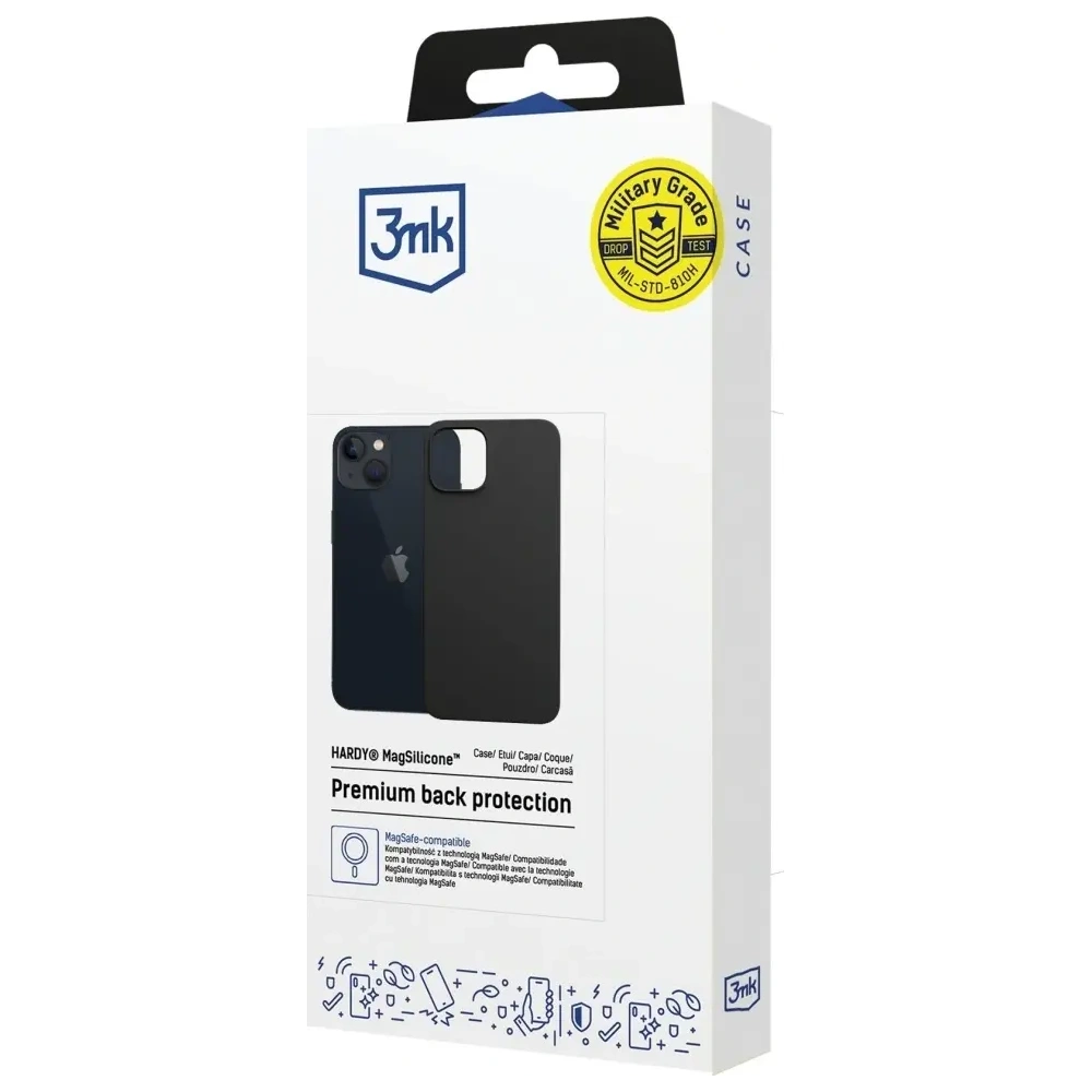 Hurtownia GSM - 3MK Hardy MagSilicone Apple iPhone 15 Plus Graphit - 3MK16666 - {ean13} - Hurt
