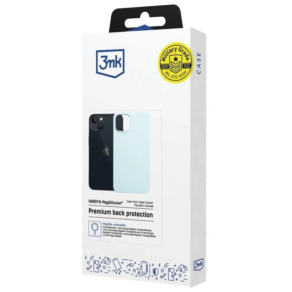 Hurtownia GSM - 3MK Hardy MagSilicone Apple iPhone 15 Plus albastru - 3MK16667 - {ean13} - Hurt