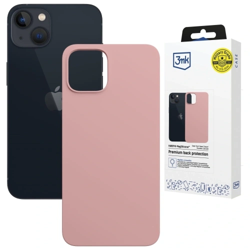 Etui 3MK Hardy MagSilicone do Apple iPhone 15 Plus różowy