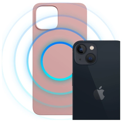 Etui 3MK Hardy MagSilicone do Apple iPhone 15 Plus różowy