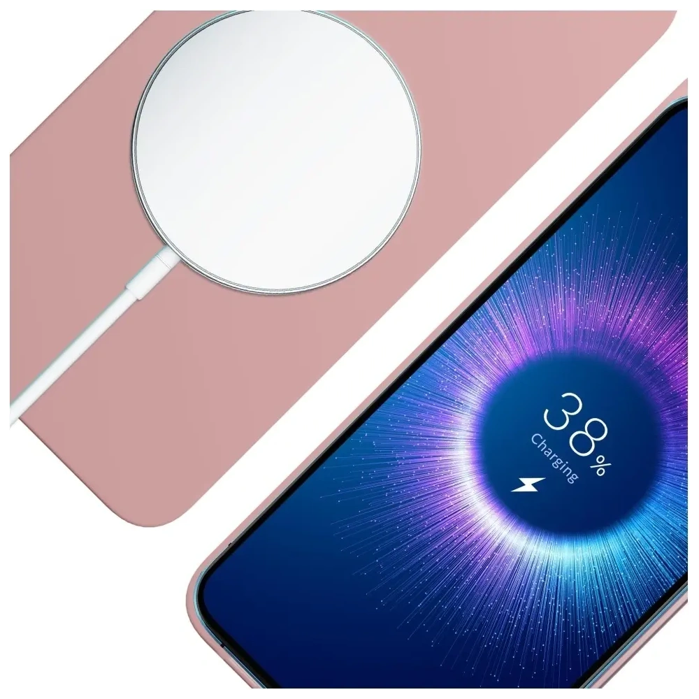 Hurtownia GSM - 3MK Hardy MagSilicone Apple iPhone 15 Plus roz roz - 3MK16668 - {ean13} - Hurt
