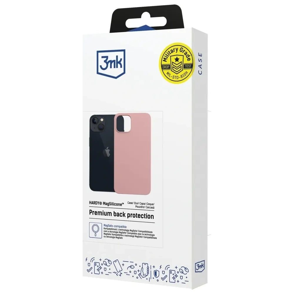 Hurtownia GSM - 3MK Hardy MagSilicone Apple iPhone 15 Plus pink - 3MK16668 - {ean13} - Hurt