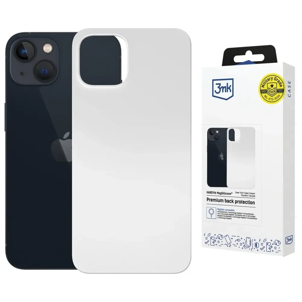 Hurtownia GSM - 3MK Hardy MagSilicone Apple iPhone 15 Plus Silber - 3MK16669 - {ean13} - Hurt
