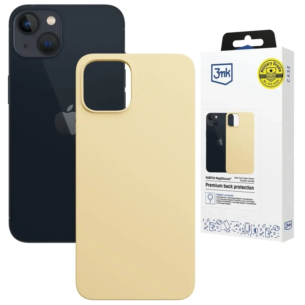 Hurtownia GSM - 3MK Hardy MagSilicone Apple iPhone 15 Plus galben - 3MK16671 - {ean13} - Hurt