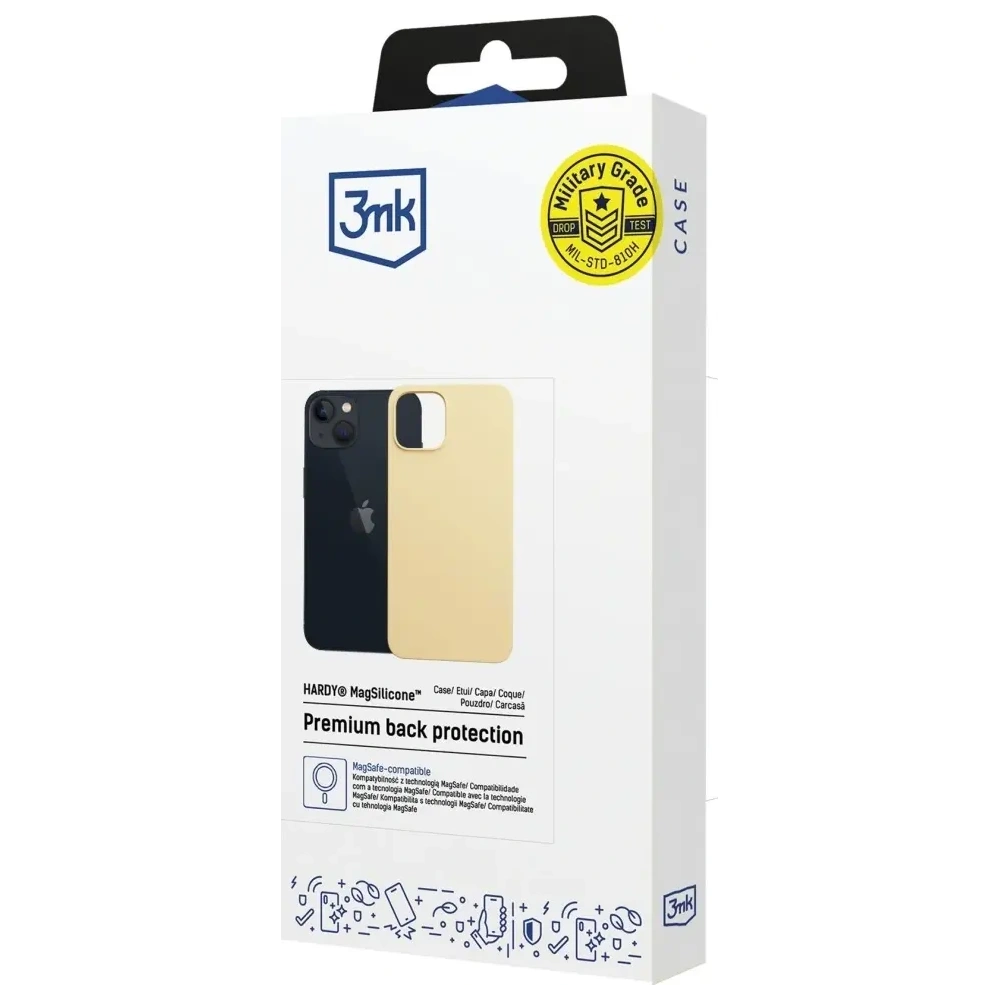 Hurtownia GSM - 3MK Hardy MagSilicone Apple iPhone 15 Plus galben - 3MK16671 - {ean13} - Hurt