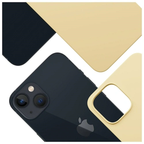 Etui 3MK Hardy MagSilicone do Apple iPhone 15 Plus żółty