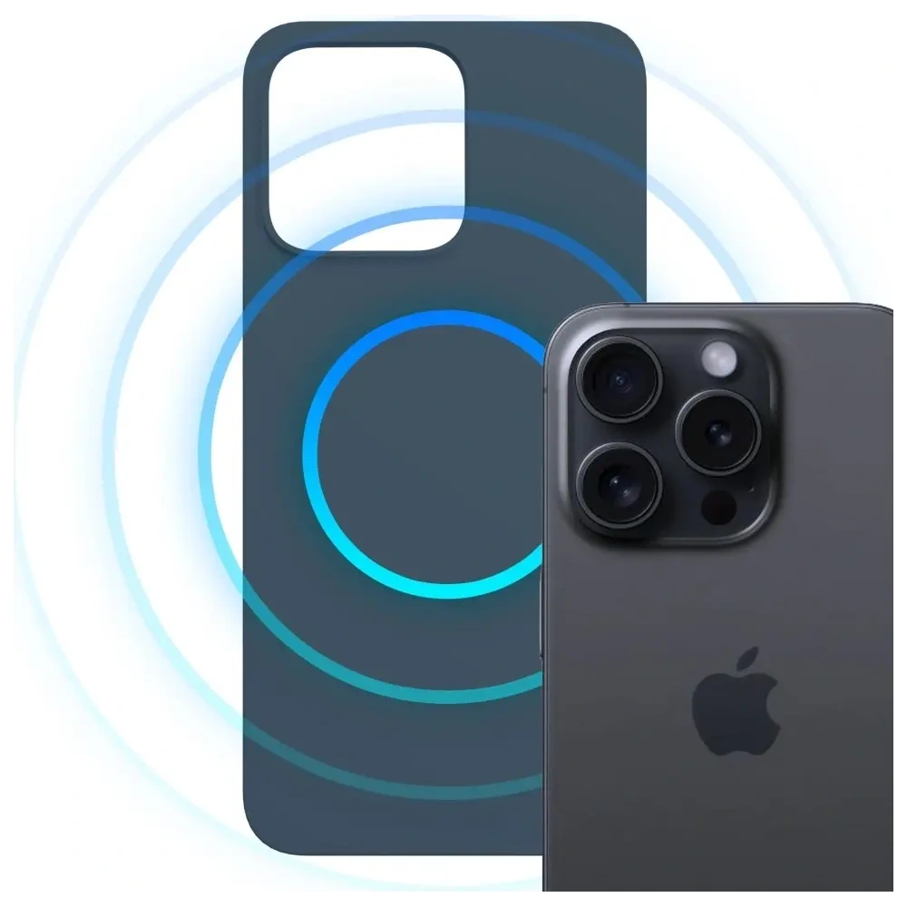 Hurtownia GSM - 3MK Hardy MagSilicone Apple iPhone 15 Pro Max blau - 3MK16675 - {ean13} - Hurt