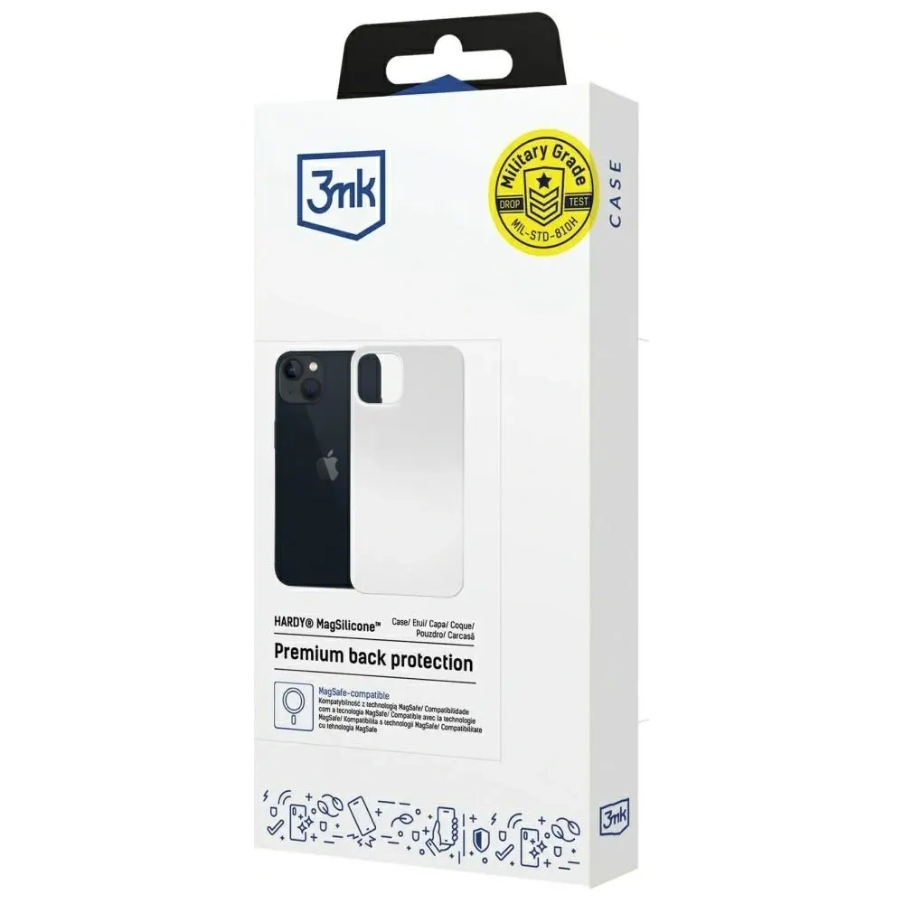 Hurtownia GSM - 3MK Hardy MagSilicone Apple iPhone 15 Silber - 3MK16681 - {ean13} - Hurt