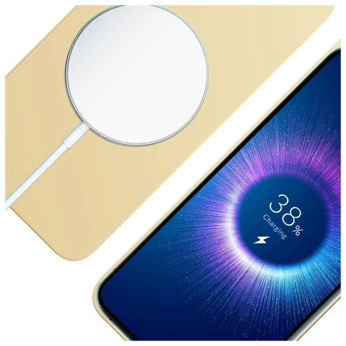 Etui 3MK Hardy MagSilicone do Apple iPhone 15 żółty